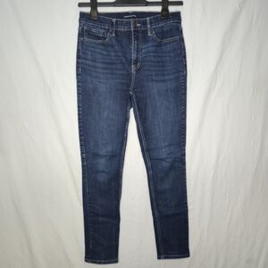 Calvin Klein Ladies High Rise Skinny Blue Denim Jeans Size 8